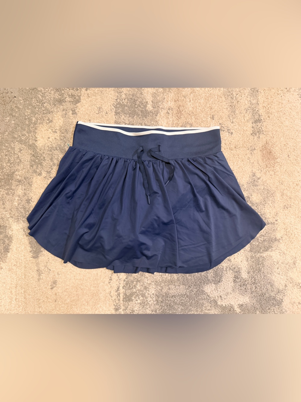 Harmony Balance Navy Drawstring A-Line Tennis  Skirt